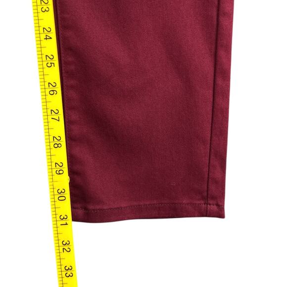 VENUS Red Straight Leg Five Pocket Design Casual Stretch Pants Type Size USA‎ 14 - Picture 7 of 7